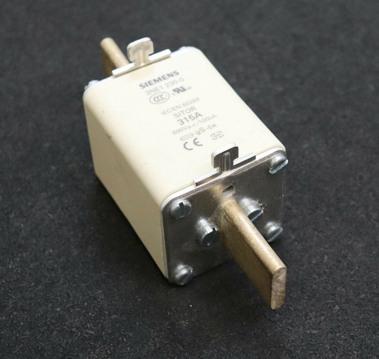 SIEMENS SITOR Sicherungseinsatz fuse-link 3NE1 230-0 315A 690VAC 100kA - gS