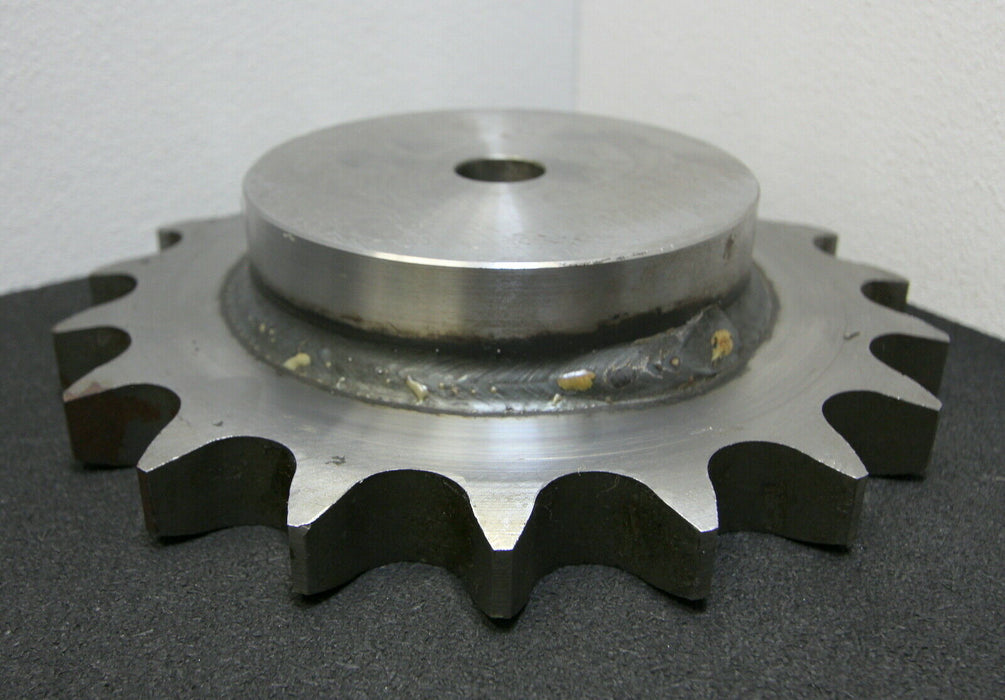 Kettenradscheibe mit einseitiger Nabe KRS Chainwheel Teilung 1 1/2"x1" Z= 19