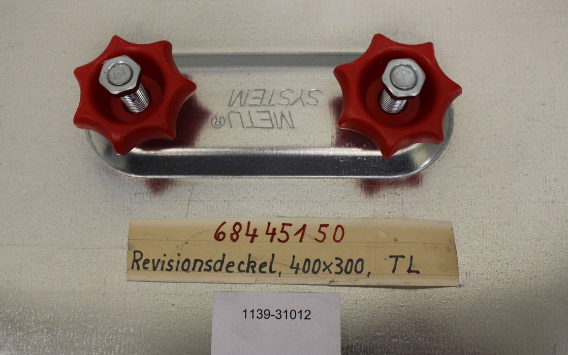 METU Revisionsdeckel Nr.45203 für Ausschnittgröße 400x300mm - verzinkt