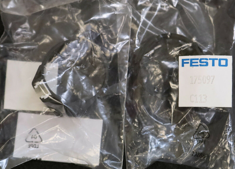 FESTO 2x Befestigungsbausatz 2x Mounting kit Art.Nr. 175097 unbenutzt in OVP