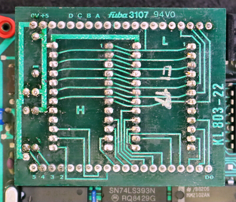 SCHLEICHER Promodul-K CPU KSTE-KR-W fuba 3107-94 VO + Platine KL 803-22