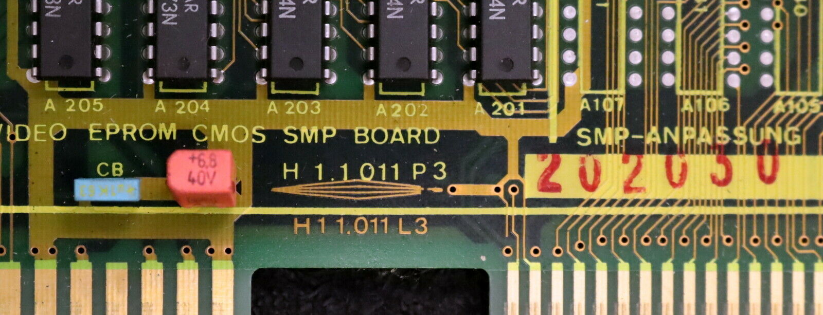 IBH / KLINGELNBERG / DR. WIENER Video Eprom CMOS SMP Board H 1.1.011 ! DEFEKT !