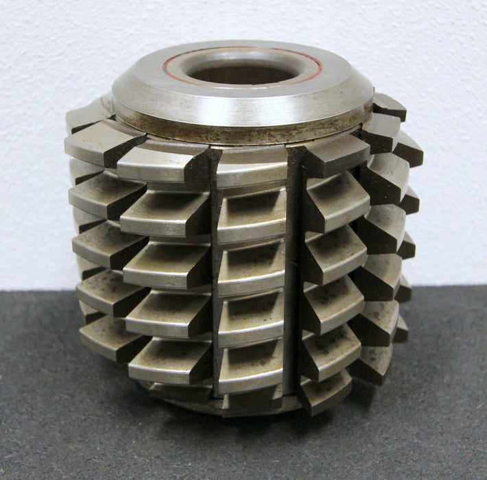 SAAZOR Stollenwälzfräser involute spline hob Fertigfräser m=5mm 18°13´ 1gg. Re.