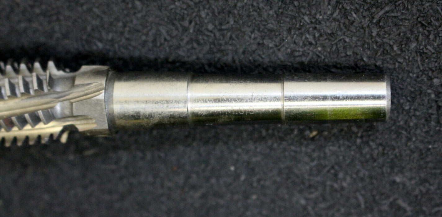 KÖPFER Schneckenrad-Radial-Schaftwälzfräser m=0,9 für SchneckenØ 18,8mm 20° EGW
