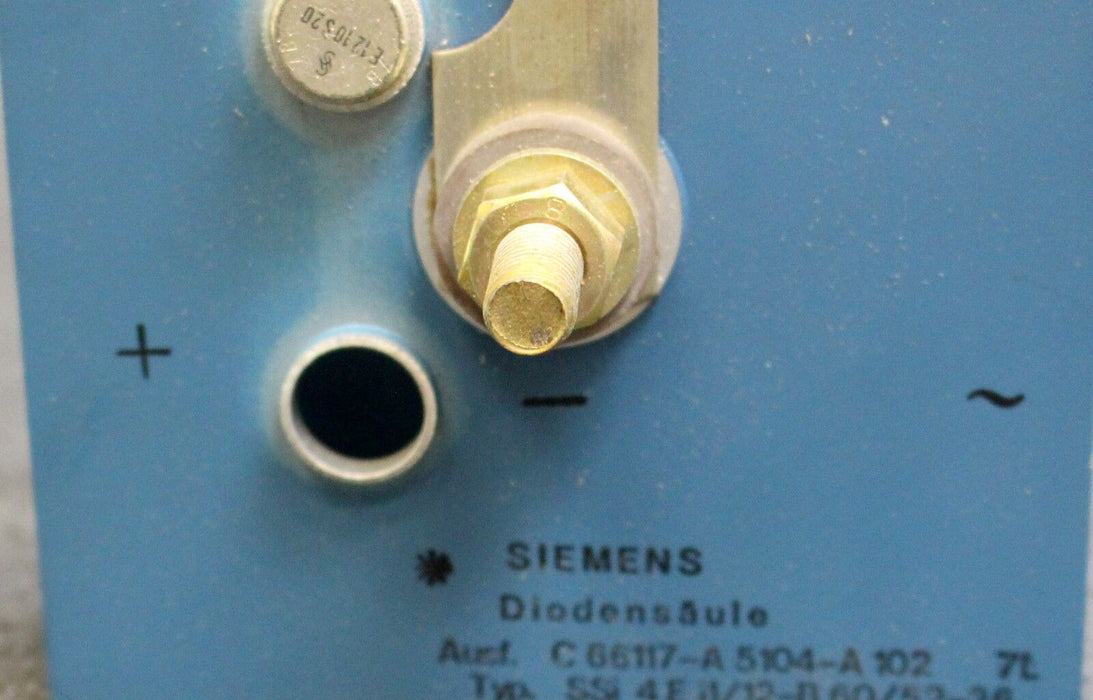 SIEMENS Gleichrichtersatz SSI4E11/12-B60/52-30 - Nr. C66117-A5104-A102