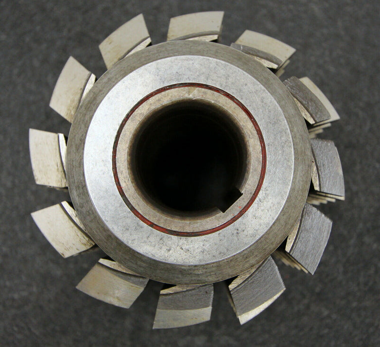 SAAZOR Stollenwälzfräser involute spline hob Fertigfräser m=5mm 18°13´ 1gg. Re.