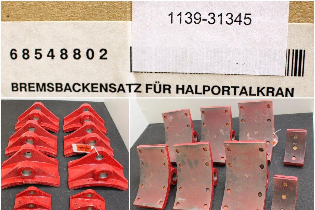 BUBENZER Bremsbackensatz Hallenportalkran NBS200/22/5sv+NBS400/80/6sv+NBS400/50