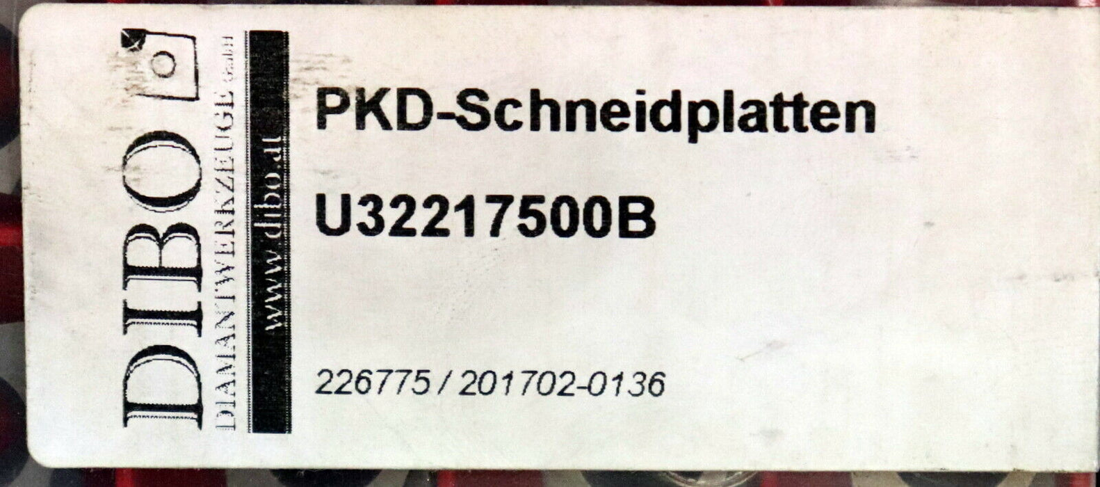 DIBO 10 Stück Schneidplatten U32217500B - unbenutzt