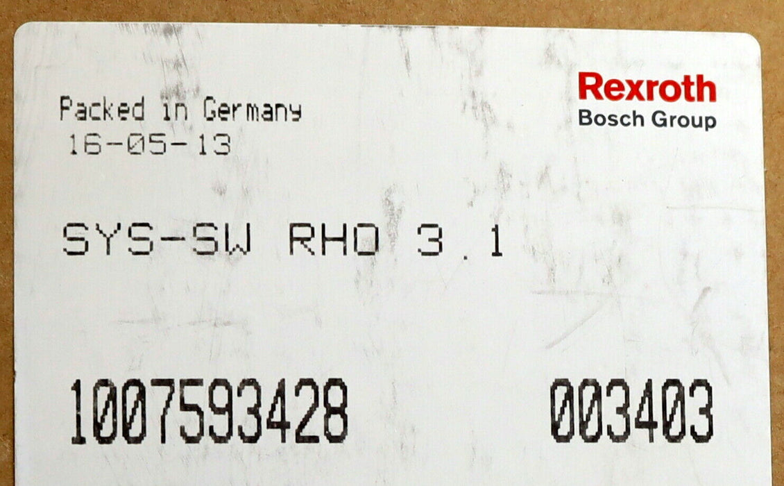 BOSCH Eprom-Modul mit Software RHO 3.1 MNR: 1070080906-103 SYS-SW