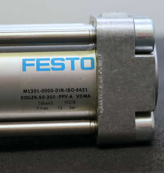 FESTO Pneumatik-Zylinder DOGZK-50-350-PPV-A VDMA  Mat-Nr. 164443 Kolben-Ø 50mm