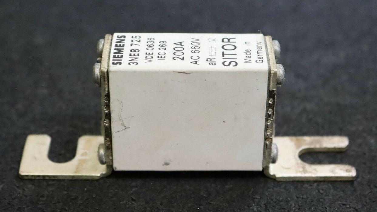 SIEMENS SITOR 3x Sicherungseinsatz fuse-link 3NE8 725 200A 660VAC aR