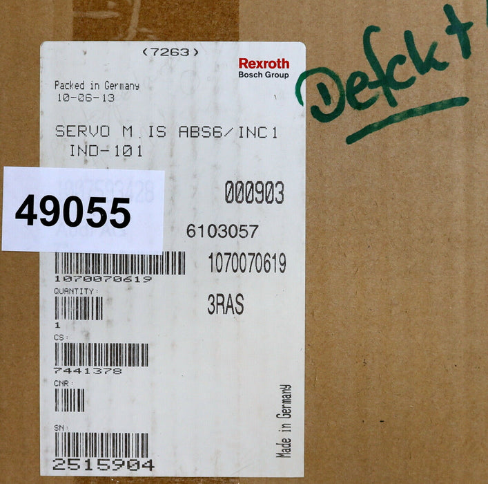 BOSCH CNC SERVO Karte mit integrierter 15 25 F Platine IS ABS6 - ! DEFEKT ! -