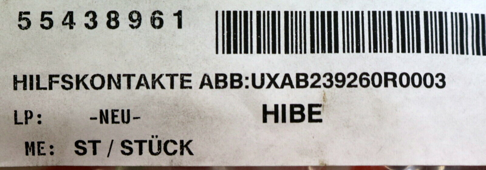 ABB SACE Hilfskontakte UXAB239260003 für Leistungsschalter G2 - F1/6 G2/6 LG