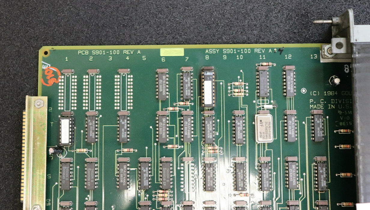 GOULD I/O Processor S901 PCB S901-100 REV A for segment schedule 984