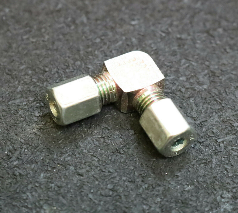 ERMETO 13x Winkelverschraubung W 04-LL AußenØ 4mm beidseitig PN 100bar Stahl