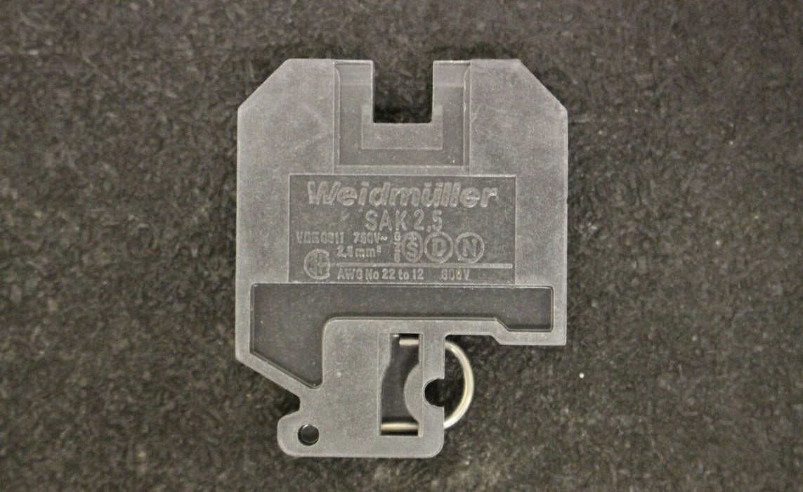 WEIDMÜLLER SAK 2.5 KRS - 027963 - 600V - 256 A - AWG 26 to 10 - 100 Stück