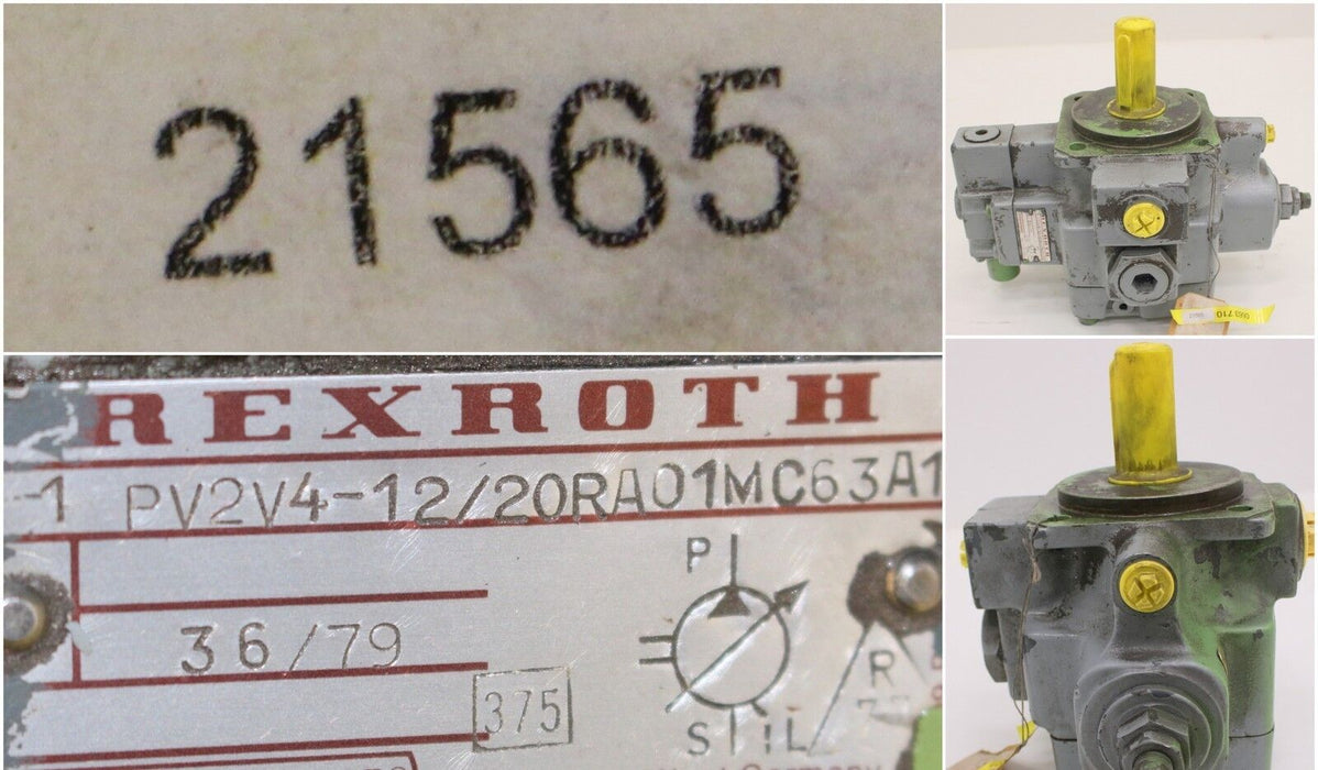 BOSCH-REXROTH Flügelzellenpumpe PV2V4 12/20RA01MC63A1 - Generalüberholt -