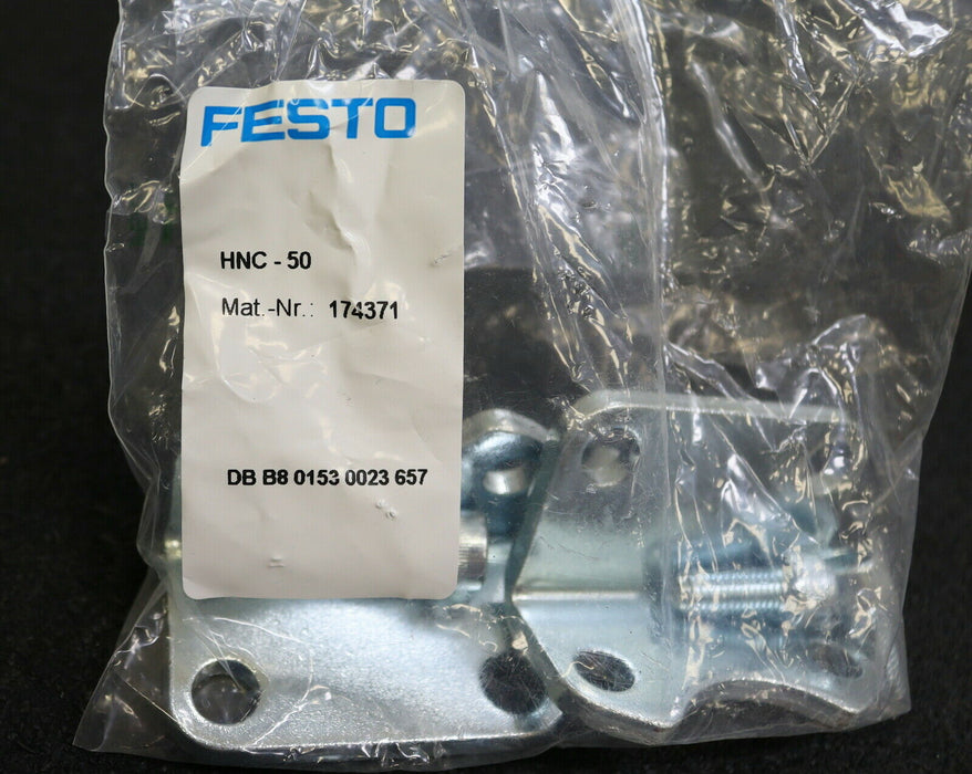 FESTO 2x Fußbefestigung 2x Foot mounting HNC-50 Art.Nr. 174371 unbenutzt in OVP