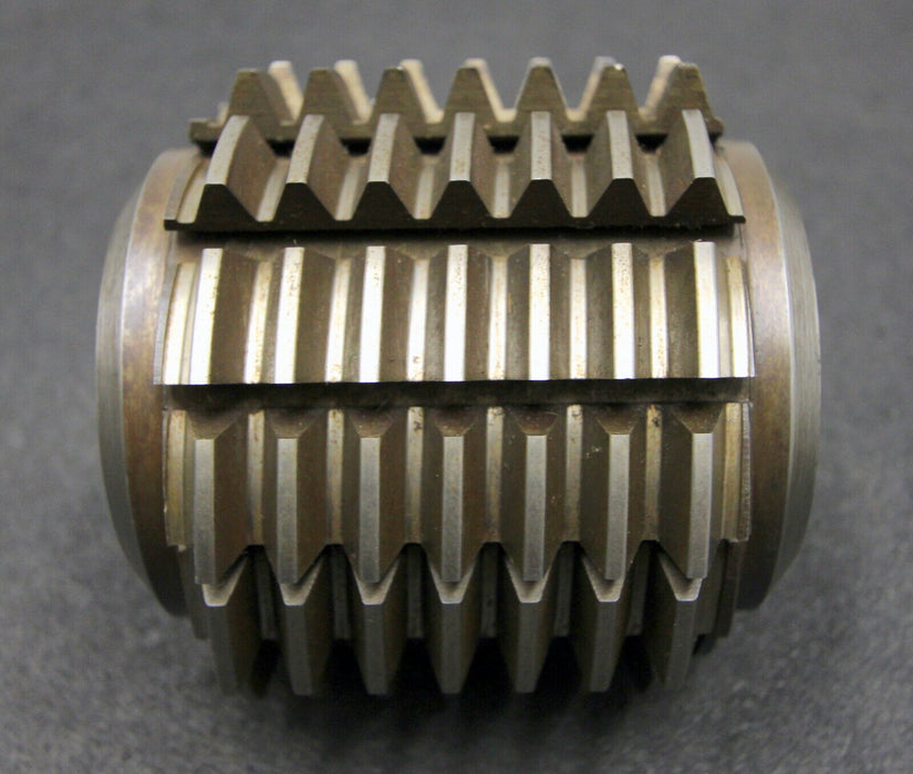 SAAZOR Stollenwälzfräser involute spline hob Fertigfräser m= 3,5mm 20° 1gg Links