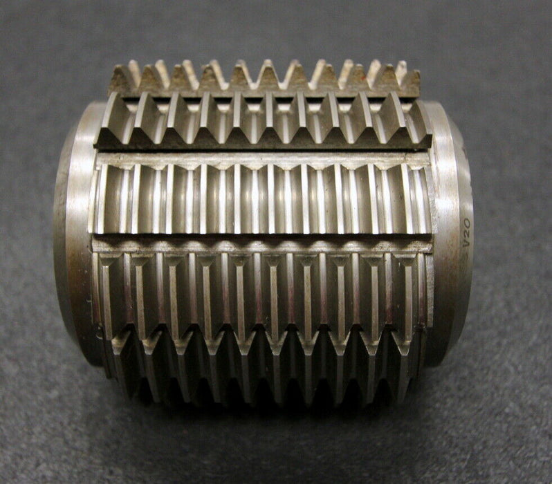 SAAZOR Stollenwälzfräser involute spline hob m=2,5mm BP III DIN3972 20° 1gg. Re.