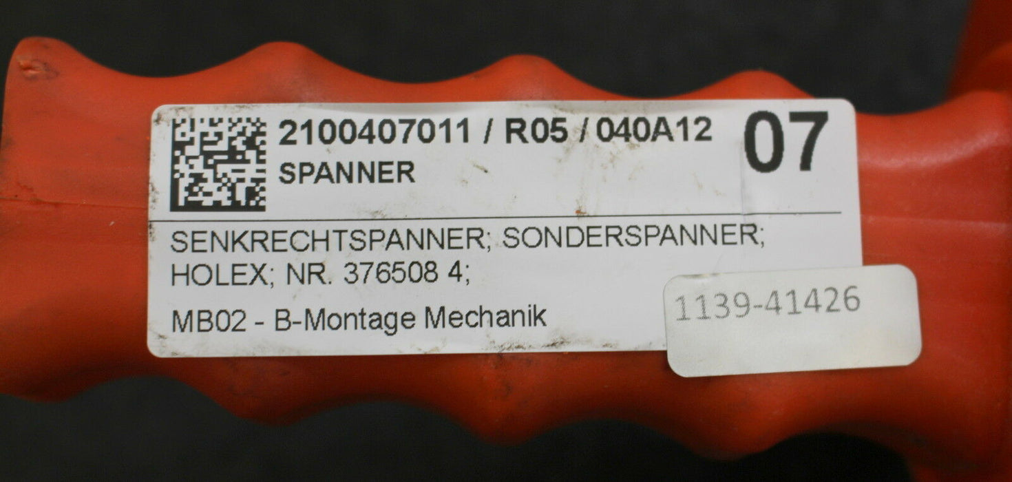 HOLEX Senkrecht Kraftspanner mit waagrechtem Fuß Sonderausführung Art.Nr. 376508