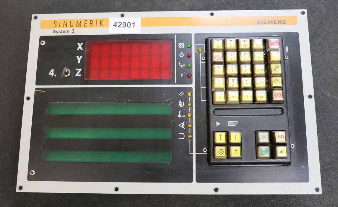 SIEMENS SINUMERIK 3M Operator´s Panel Nr. A 472 692 24VDC 25W gebraucht