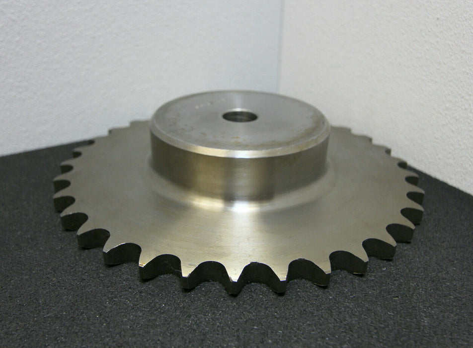 Kettenradscheibe mit einseitiger Nabe KRS Chainwheel Teilung 3/4"x7/16" Z= 33