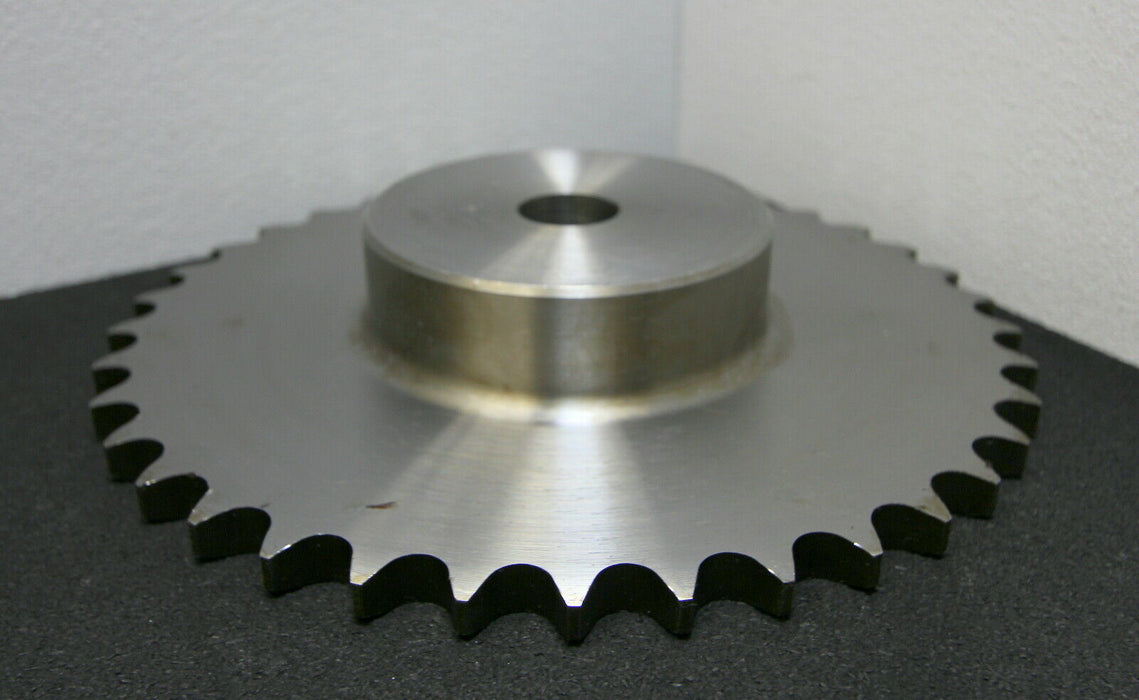 Kettenradscheibe mit einseitiger Nabe KRS Chainwheel Teilung 3/4"x7/16" Z= 37