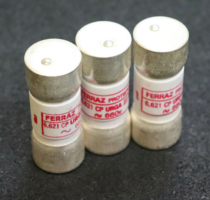 FERRAZ PROTISTOR 3x Sicherungseinsatz fuse-link 6,621 CP URGA 22 20 20A 660VAC