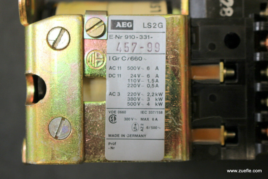 AEG Hilfsschütz control relay LS2G.55 TKS Us=48VDC 910-331-457-99