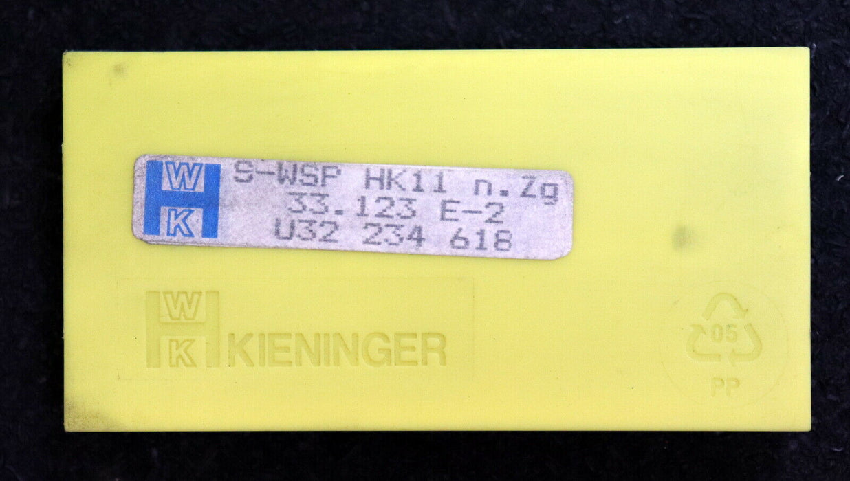 KIENINGER 10 Stück Wendeplatten S-WSP HK11 33.123 E-2 U32 234 618 - unbenutzt