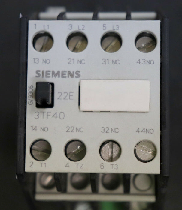 SIEMENS Schütz 22E 3TH4022-0B 2S + 2Ö 2NO + 2NC Steuerspannung 24VDC 0,8-1,2A