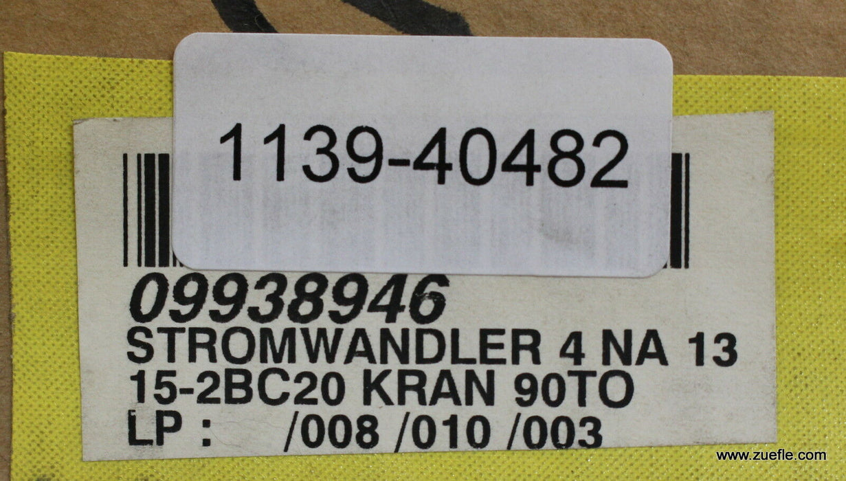 SIEMENS Stromwandler 4NA13 0,8/3 – 87/105kV Ith=4,5kA 50Hz 75/5A E = 5VA Kl 3 M5