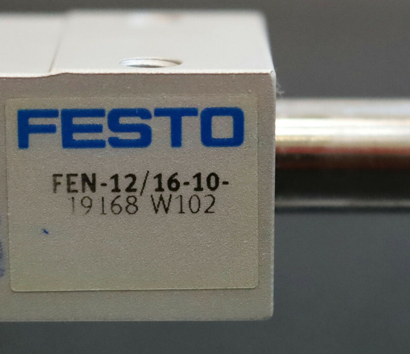 FESTO Führungseinheit FEN-FEN-12/16-10 Mat.Nr. 19168 Hub 10mm für Normzylinder