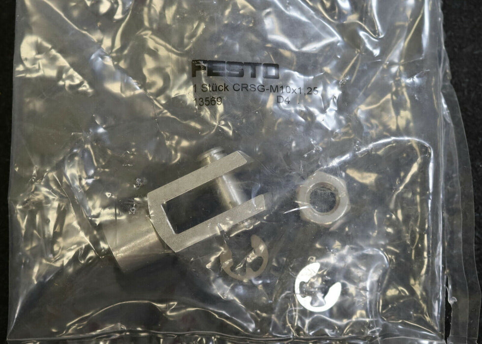 FESTO Gabelkopf Clevis CRSG-M10x1,25 Art.Nr. 13569 unbenutzt in OVP