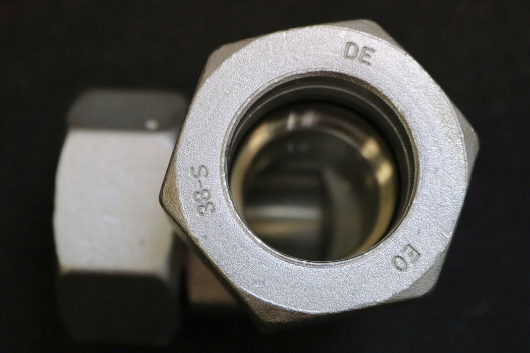 ERMETO Winkel-Stutzen mit Dichtkegel EW38SOMD Rohraußen-Ø D1 = 38mm