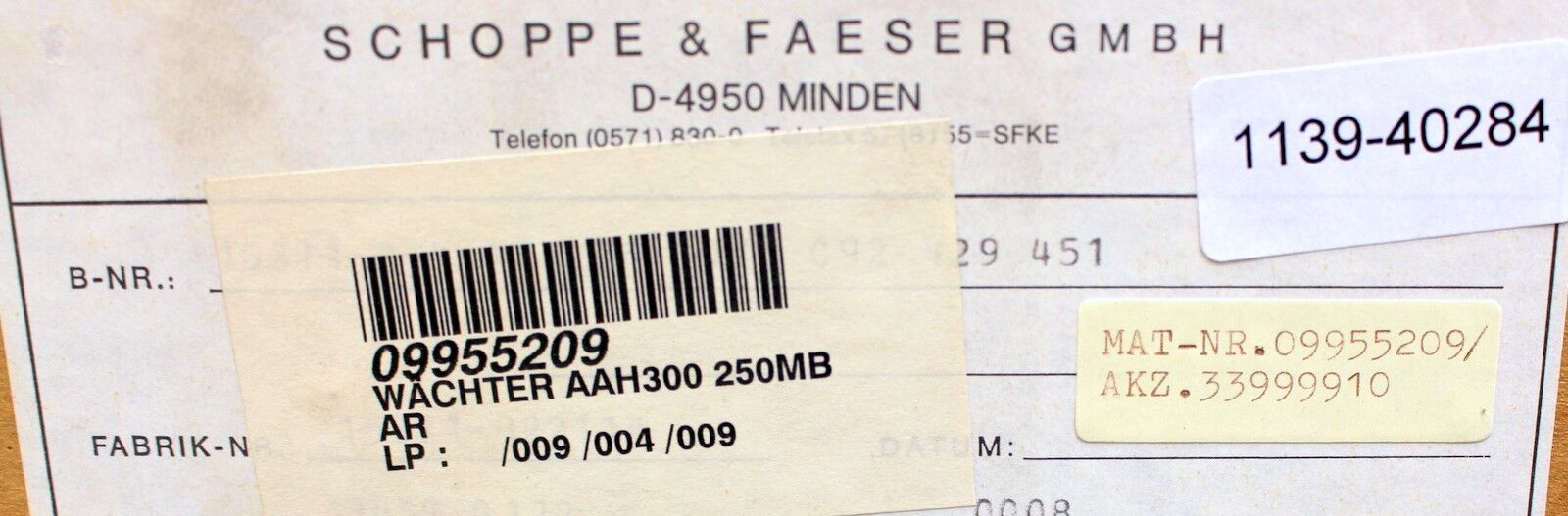 SCHOPPE & FAESER Differenzdruckanzeiger AAH 300 mit Messzelle TDHZ 224 - 250mbar