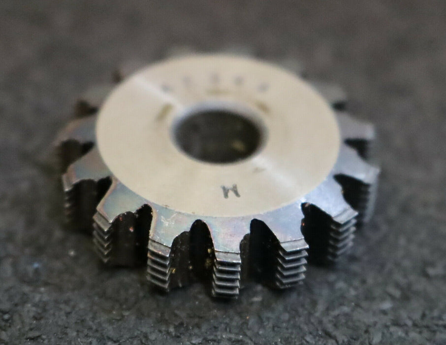 MIKRON Wälzfräser No. 42388 - Ø32x8xØ8mm 1gg. Rechts 15 Spanuten