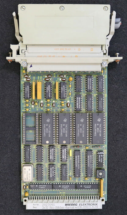 WIEDEG / KLINGELNBERG 2x32 Bit-Zähler-Karte Art.Nr. 2927091 Z.Nr. 636.015/1.6.01