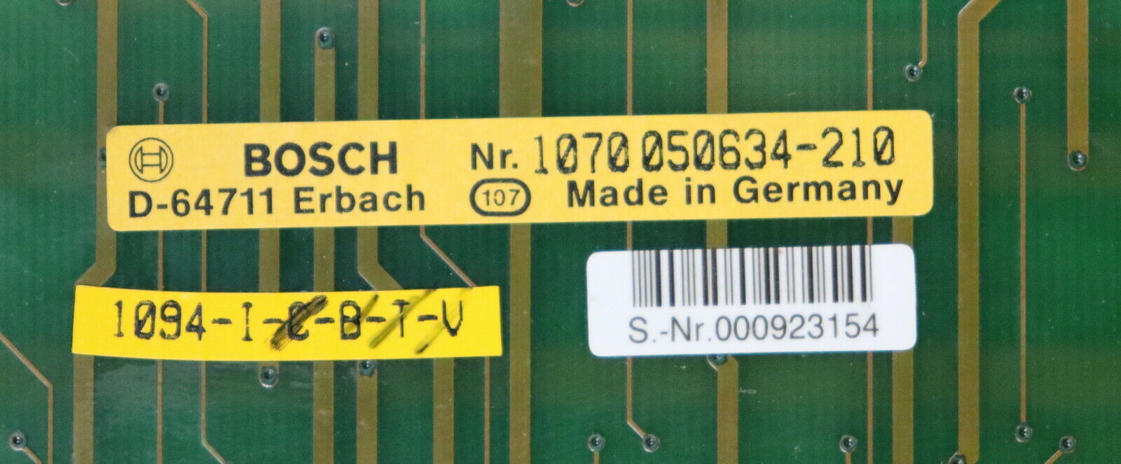 BOSCH Digital-Output Board A24/2-e Mat.Nr. 1070050634-210 24V