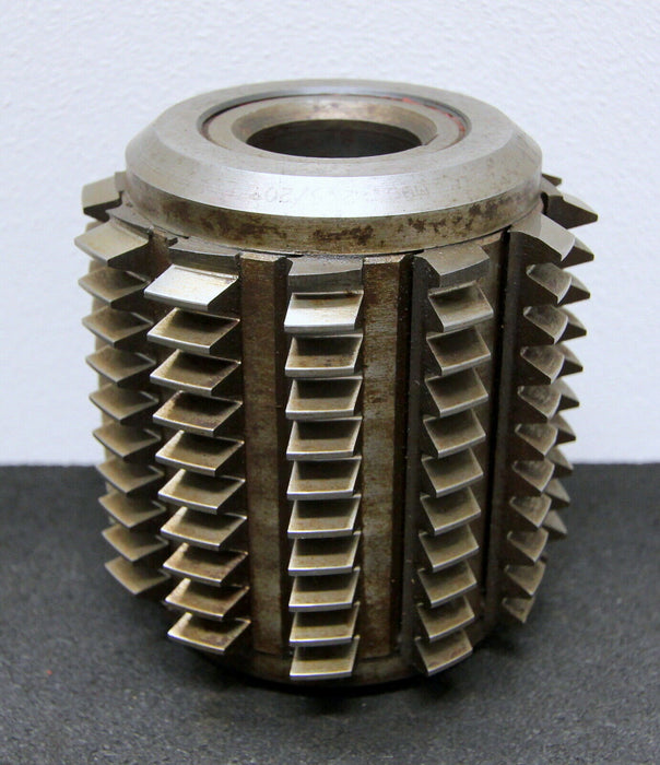 SAAZOR Stollenwälzfräser involute spline hob m= 2,5mm BP III DIN3972 20° EGW