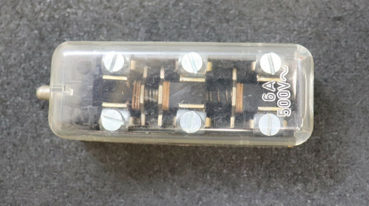 KET DDR 5 Stück Mikroschalter Taster 6A 500V gebraucht