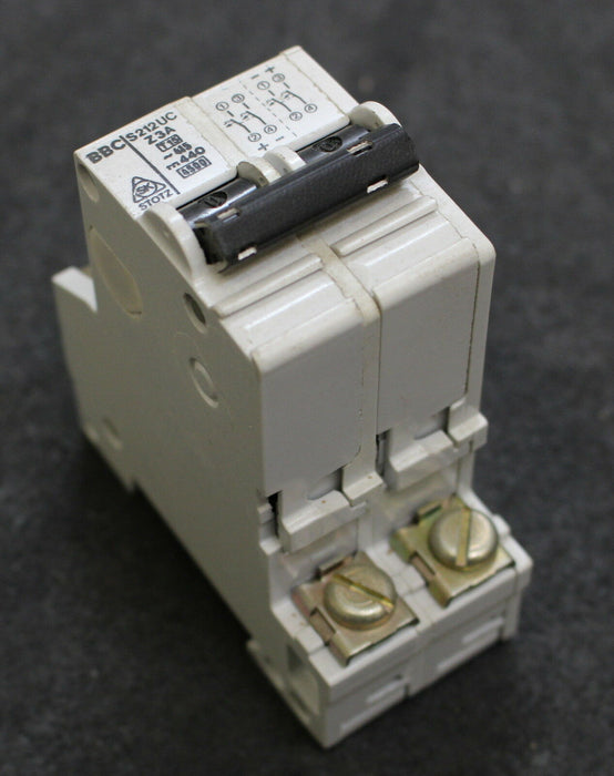 BBC Sicherungsautomat S212UC Z 3A circuit breaker 2-polig S212UC-Z3A