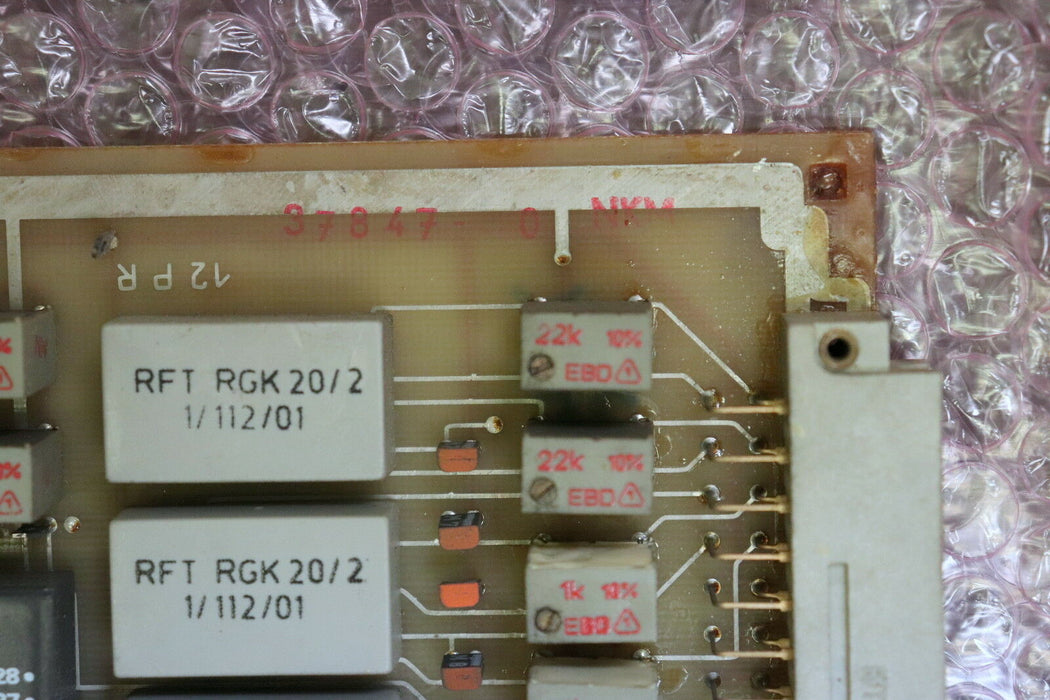 RFT Steuerungsplatine 37847-0 NKM 4700-0 a B Platine 54896 gebraucht-ok-geprüft