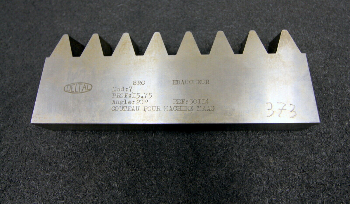 DELTAL Hobelkamm rack cutter m= 7 180x25mm 8 Z