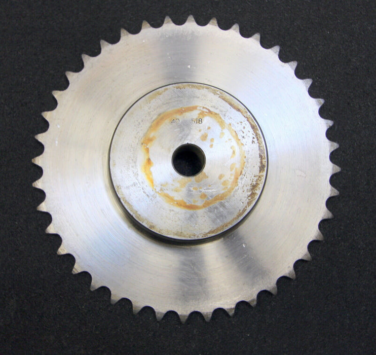 Kettenradscheibe mit einseitiger Nabe KRS Chainwheel Teilung 5/8"x3/8" Z= 40