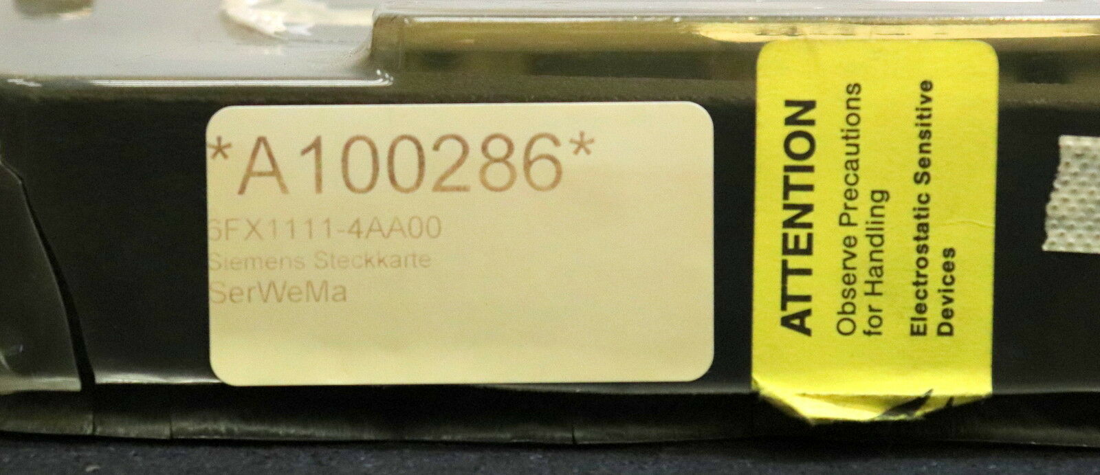 SIEMENS Steckkarte 03450 6FX1111-4AA00 Nr. 548 114 9001.01 Erzeugnisstand D Gewi