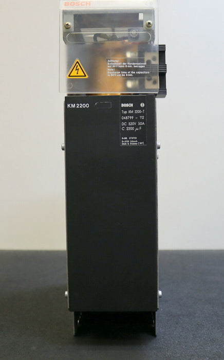 BOSCH Kondensatormodul KM 2200-T Artikelnr. 048799-112 520VDC 50A C 2200 µF