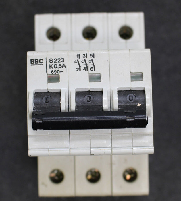 BBC SI-Automat S223 - K 0,5A - 660VAC - 3-polig - 1 Stück