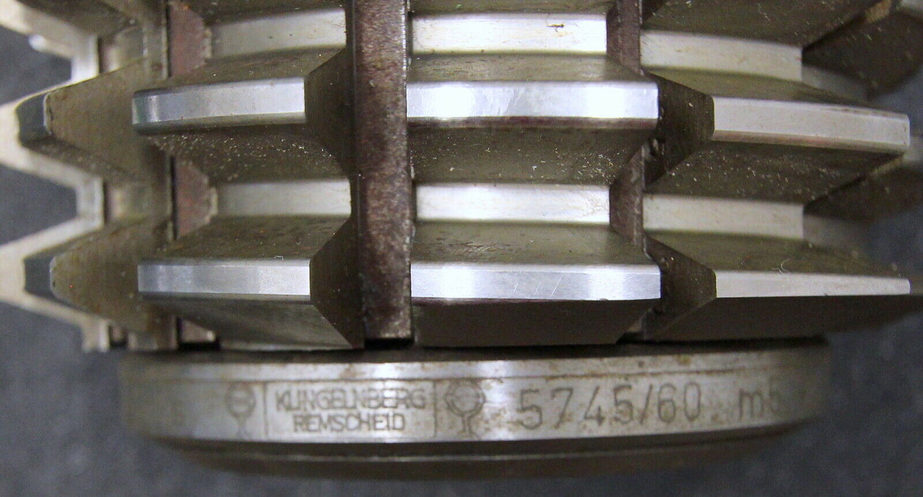 KLINGELNBERG Stollenwälzfräser involute spline hob m= 5mm 20° EGW hg= 10,835